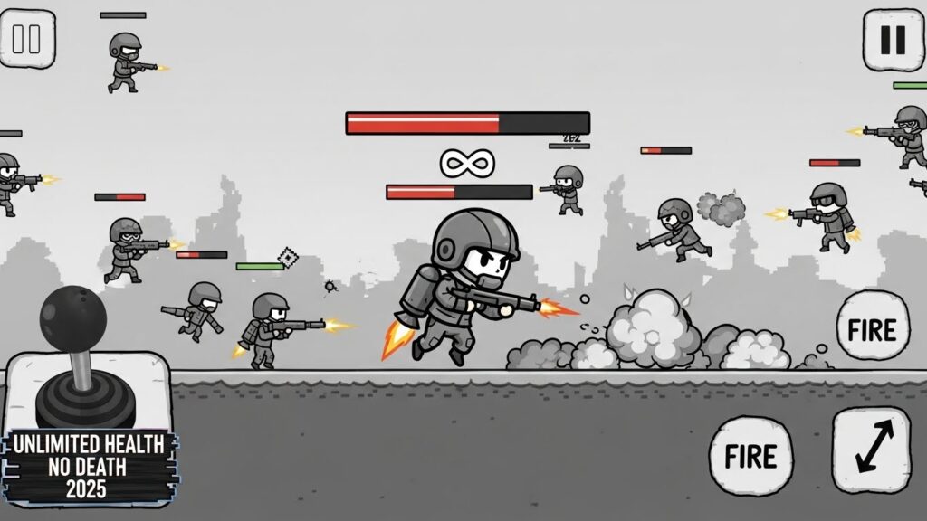 Mini Militia Unlimited Health No Death 2025