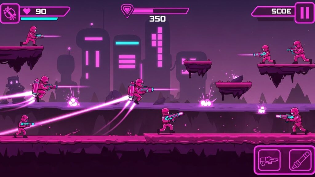 Mini Militia by Shahid IKR SHD Mod Pink Colour Download 2025