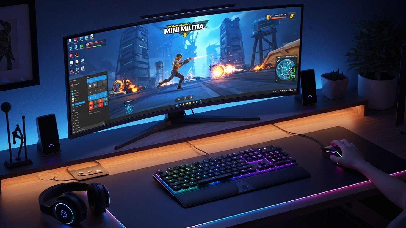 Mini Militia for PC with MEmu