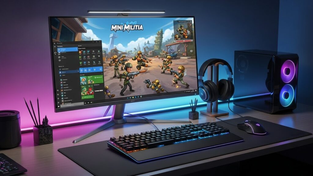 Mini Militia for PC with MEmu