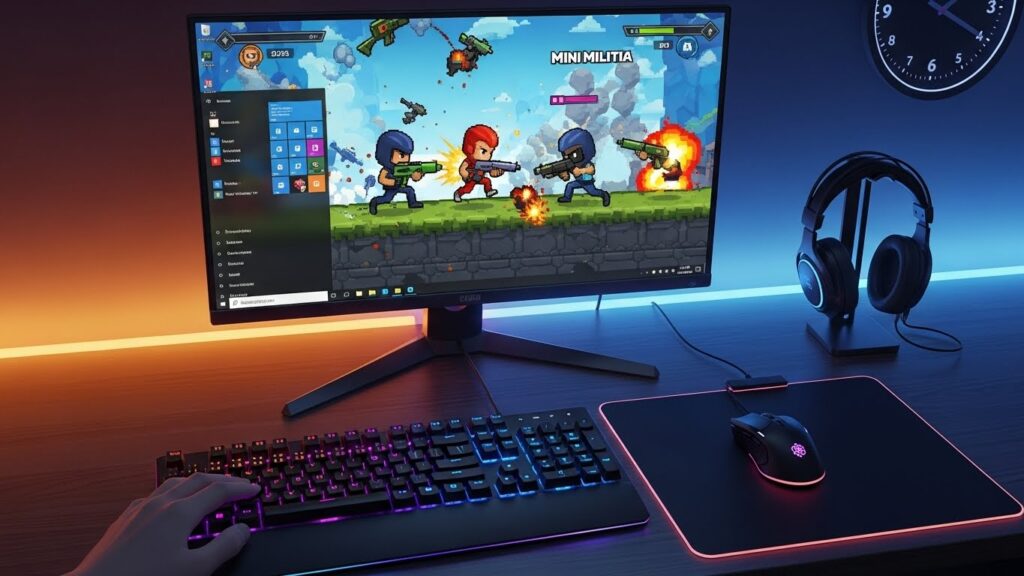 Mini Militia for PC with MEmu